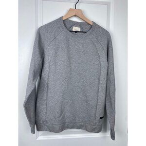 Civil Society Berkeley Men's Gray Heather Knit Raglan Crew Sweatshirt Large